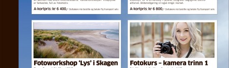 Bli med oss på fotokurs